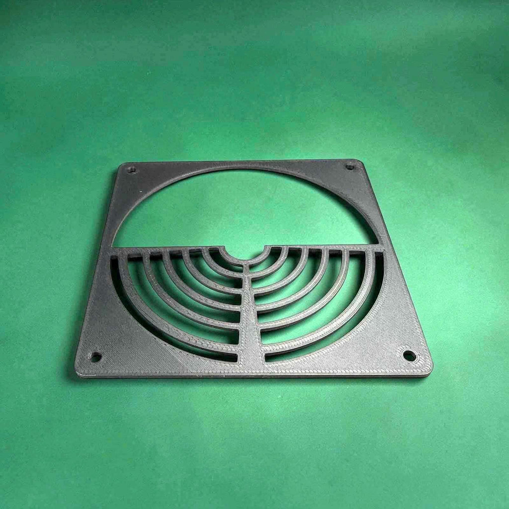 120mm Half-Grill PC Fan Cover – Cable Protection Guard