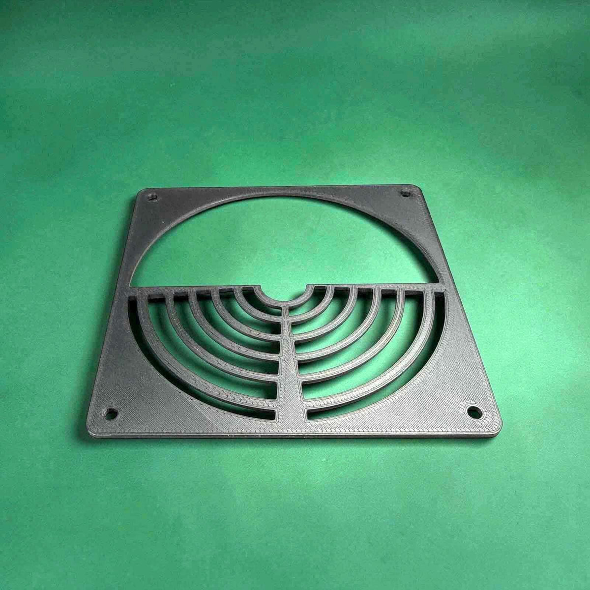 120mm Half-Grill PC Fan Cover – Cable Protection Guard