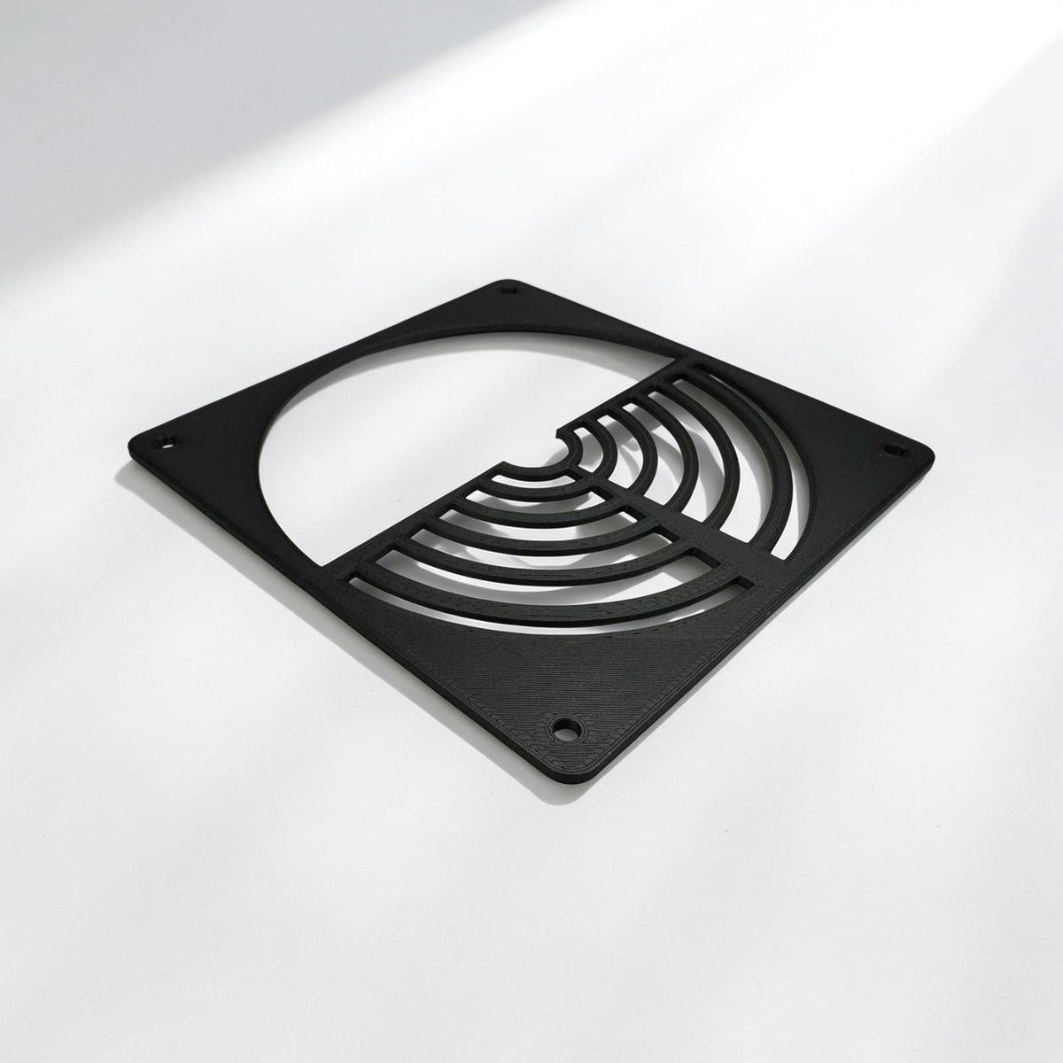 120mm Half-Grill PC Fan Cover – Cable Protection Guard