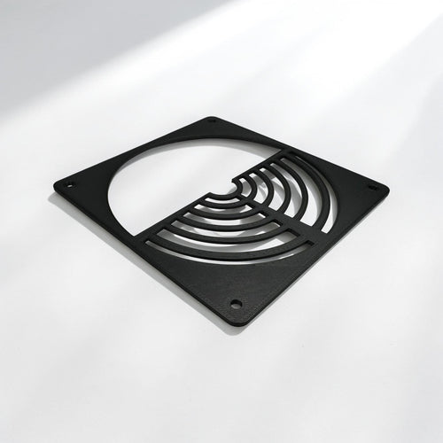120mm Half-Grill PC Fan Cover – Cable Protection Guard